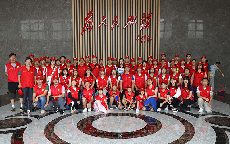 银河集团(galaxy)党支部响应号召参加垃圾分类普及推广工作